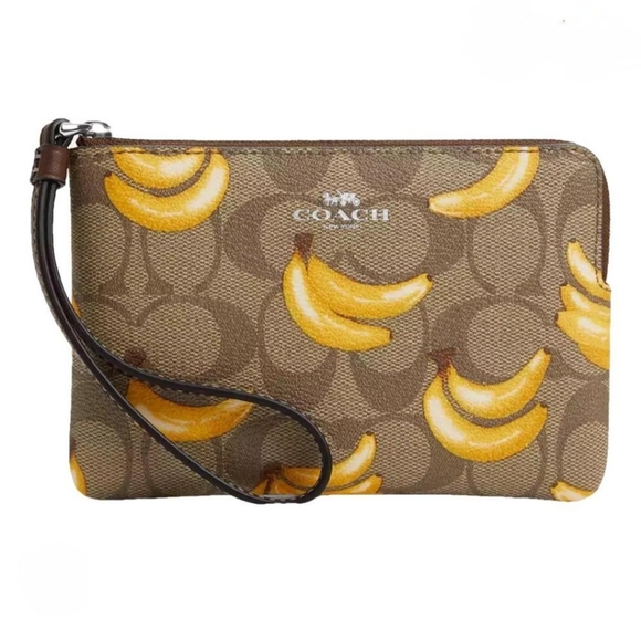Coach Wristlet with Banana Design - Picture 1 of 2